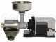 Reber 9000NP - Passapomodoro N.5 INOX - Motore ad induzione professionale da 1200W - Motoriduttore standard