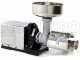 Reber 9000NP - Passapomodoro N.5 INOX - Motore ad induzione professionale da 1200W - Motoriduttore standard