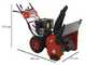 GeoTech Pro STP1176 WEL - Spazzaneve a scoppio - Loncin LC180FDS