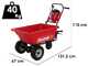 Snapper ESXDUC82 - Carriola elettrica semovente a batteria 82V 2Ah