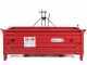 GeoTech TRP 160 - Cassone transporter per trattore - Ribaltabile - 3 sponde apribili