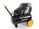 Stanley Sil Air 244/24  - Compressore aria elettrico monofase silenziato, oil-less - Motore 1.5 HP - 24 lt