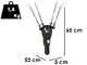 GeoTech BC 1400 Combi - Abbacchiatore + Decespugliatore multifunzione elettrico