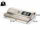 Macchina sottovuoto BIG Euro 460 INOX + vuotometro - Barra saldante 47cm