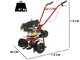 Motozappa Rotalux 52A H55 con fresa 75 cm - Motore Honda da 166 cc - 1 marcia avanti