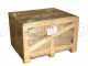 Forno a legna da esterno Cibus Inox 1000 con camera &Oslash;100 - 6 pizze