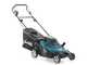 Makita DLM432PT2 - Rasaerba elettrico a batteria 2 X 5 Ah al litio - cesto di raccolta, cm 43