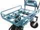 Makita DCU180 - Carriola elettrica con telaio tubolare - 2 batterie 18V 5Ah