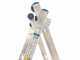 Marchetti Azzurra A2 A210, 2x10 gradini, 5.30 m - Scala in alluminio allungabile - Altezza stimata operativa 6.30 m