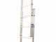 Marchetti Azzurra A2 A210, 2x10 gradini, 5.30 m - Scala in alluminio allungabile - Altezza stimata operativa 6.30 m