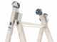 Marchetti Azzurra A2 A210, 2x10 gradini, 5.30 m - Scala in alluminio allungabile - Altezza stimata operativa 6.30 m