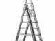 Marchetti Azzurra A3 21112, 3x7 gradini, 5 m - Scala in alluminio allungabile - Altezza stimata operativa 6 m