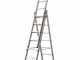Marchetti Azzurra A3 21112, 3x7 gradini, 5 m - Scala in alluminio allungabile - Altezza stimata operativa 6 m