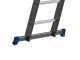 Marchetti Azzurra A3 21112, 3x7 gradini, 5 m - Scala in alluminio allungabile - Altezza stimata operativa 6 m