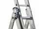 Marchetti Azzurra A3 A310, 3x10 gradini, 7.55 m - Scala in alluminio allungabile - Altezza stimata operativa 8.55 m