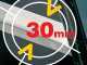 Marchetti Azzurra A3 A310, 3x10 gradini, 7.55 m - Scala in alluminio allungabile - Altezza stimata operativa 8.55 m