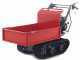 GeoTech Pro BMS155 LE - Biotrituratore semovente a cingoli su motocarriola - Motore 6,5/15 HP - cassone estensibile