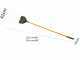 Oliviero Flex Basic - Abbacchiatore elettrico a batteria - Asta in alluminio telescopica 220-340 cm