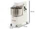 Seven Italy GHR 30 2V - Impastatrice a spirale - 230V - Con ruote e timer - 2 Velocit&agrave;