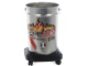 Aspiracenere soffiatore a bidone RIBIMEX Cenehot - Filtro metallico per ceneri calde