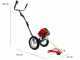 GeoTech Pro WBC-P 540 - Decespugliatore a ruote a miscela a spinta