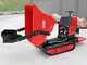 GeoTech Pro Geoporter 550 DHS Hydro - Motocarriola cingolata cassone dumper idraulico 500Kg - Cambio idrostatico