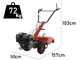 GeoTech Pro MCT650 - Motocoltivatore benzina - Loncin G200F - 6.5HP