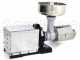 Reber 9000NP - Passapomodoro N.5 INOX - Motore ad induzione professionale da 1200 W - Motoriduttore con ingranaggi in acciaio