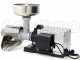 Reber 9000NP - Passapomodoro N.5 INOX - Motore ad induzione professionale da 1200 W - Motoriduttore con ingranaggi in acciaio