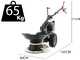 Eurosystems P55 - Motofalciatrice multifunzione rotativa - Honda GCVX 170