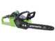 Greenworks GD40CS15 - Elettrosega 40V - Lama da 35cm - SENZA BATTERIE E CARICABATTERIE