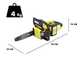 Karcher CNS 18-30 - Elettrosega a batteria 18V 2.5Ah - Lama da 30cm