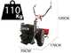 Ginko 706 - Motocoltivatore diesel - Kohler KD 15 350 - 9.5HP