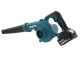 Makita DUB185Z - Soffiatore a batteria - SENZA BATTERIE E CARICABATTERIE