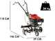 GeoTech GT 430 - Motozappa a benzina 5.5 HP - Motore Ducar OHV da 161cc