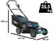 Makita DLM530PT4 - Tagliaerba a batteria - 4x18V/5Ah - Taglio 53 cm