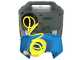 Abac Suitcase - Compressore aria elettrico portatile monofase, oil-less  - Motore 1,5 HP