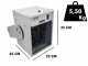 Master TR 3 - Generatore di aria calda elettrico con ventilatore - 3.3 kw