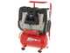 FIAC Silent XS88 - Compressore aria elettrico monofase silenziato, oil-less - Motore 0.75 HP - 6 lt