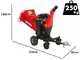 GeoTech Pro PCS 160LE PRO - Biotrituratore a scoppio professionale - Motore Loncin G420FD