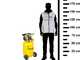 Stanley DST 150/8/50 - Compressore aria elettrico verticale monofase, oil-less - Motore 1.3 HP - 50 lt
