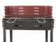 Mille Flavia c/r 55 - Barbecue in ferro artigianale a carbone - 55,5x29,5cm