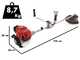 Castelgarden BC 450 HD - Decespugliatore a benzina 4 tempi - Motore Honda GX50