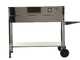 Mille Achille Big - Barbecue in acciaio inox artigianale a carbone - 2x 47,5x37cm