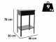 Mille Stromboli Small - Barbecue in ferro artigianale a carbone - 40x28cm