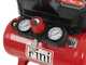 Fini Siltek S/6 - Compressore aria elettrico portatile monofase silenziato, oil-less- Motore 1 HP - 6 lt