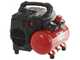 Fini Siltek S/6 - Compressore aria elettrico portatile monofase silenziato, oil-less- Motore 1 HP - 6 lt
