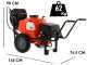 Stocker Art. 303 - Pompa irroratrice elettrica carrellata con barra d'irrigazione - 80L - 12V