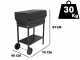 Mille Doriano - Barbecue in ferro artigianale a carbone - 67,5x37cm
