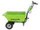 Greenworks G40GC Garden Cart - Carriola elettrica a batteria con ruote - SENZA BATTERIE E CARICABATTERIE